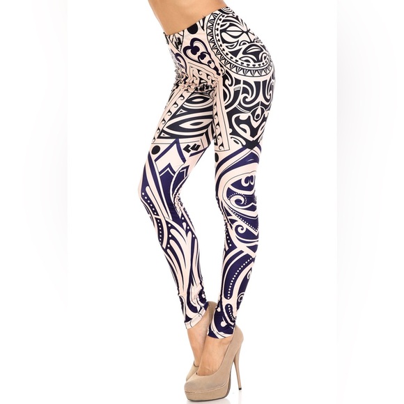 NWT Women’s Creamy Soft Valhalla Extra Plus Size Leggings 2X-5X - Picture 1 of 8